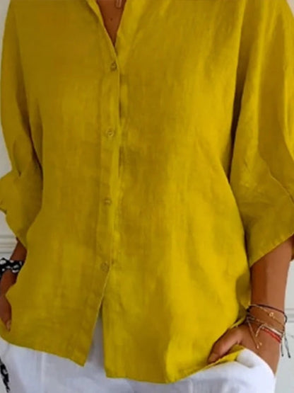 Cheryl | Elegante Blusa de Lino para Mujer