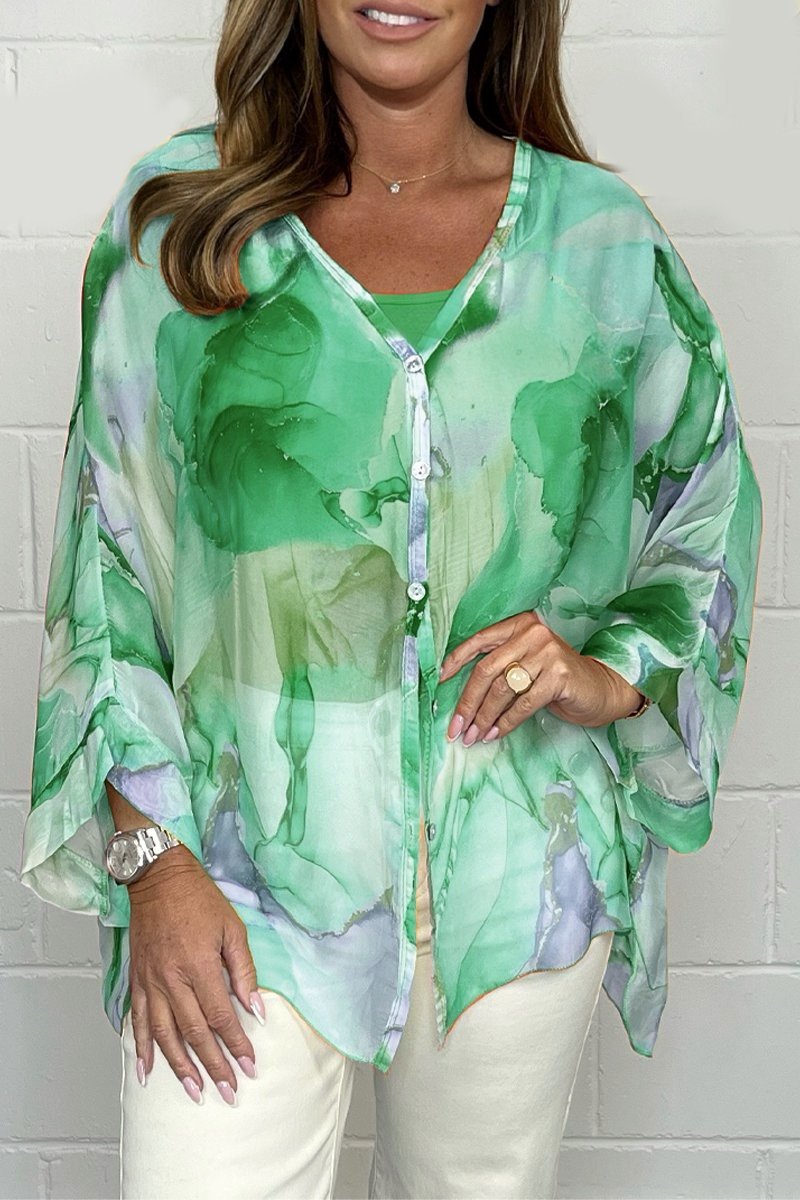 Amber | Blusa ligera con estampado para mujer