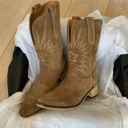 Botas vaqueras de moda para mujer