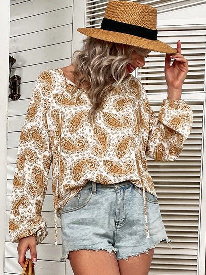 Casual Long Sleeve Loose Shirt Mujer