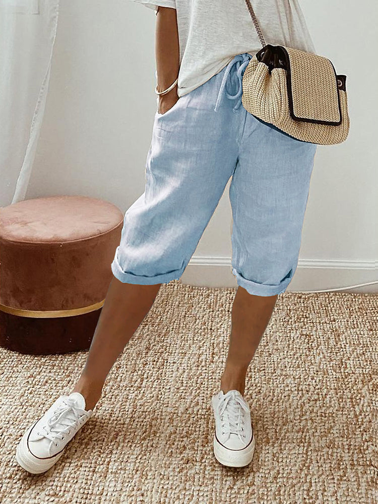 Pantalones de algodón para mujer