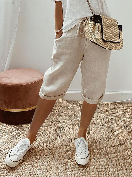 Pantalones de algodón para mujer