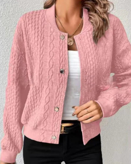 Ilse Jacq | Chaqueta de punto lisa con botones