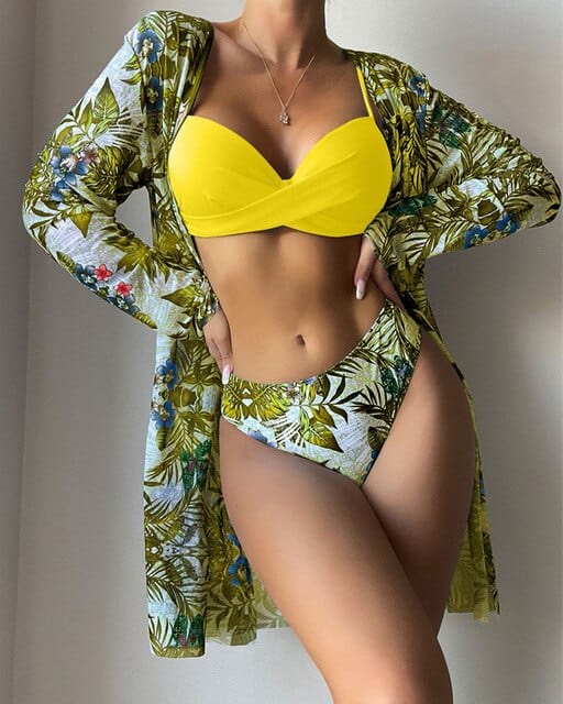 Conjunto de bikini de 3 piezas