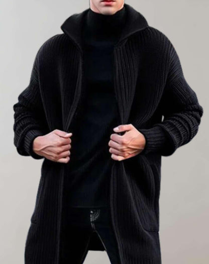 Friederich Cardigan | Chaqueta larga de punto para hombre