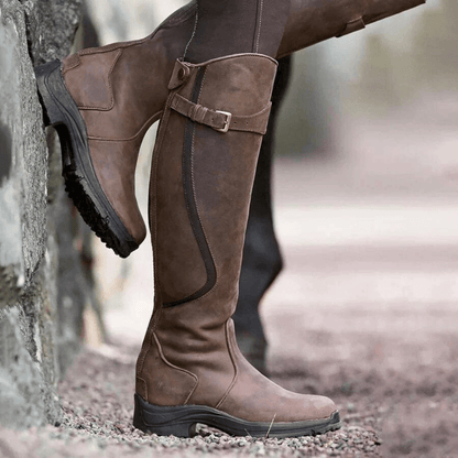 Botas de piel con hebilla | Mima Boots