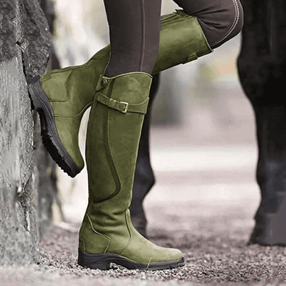 Botas de piel con hebilla | Mima Boots