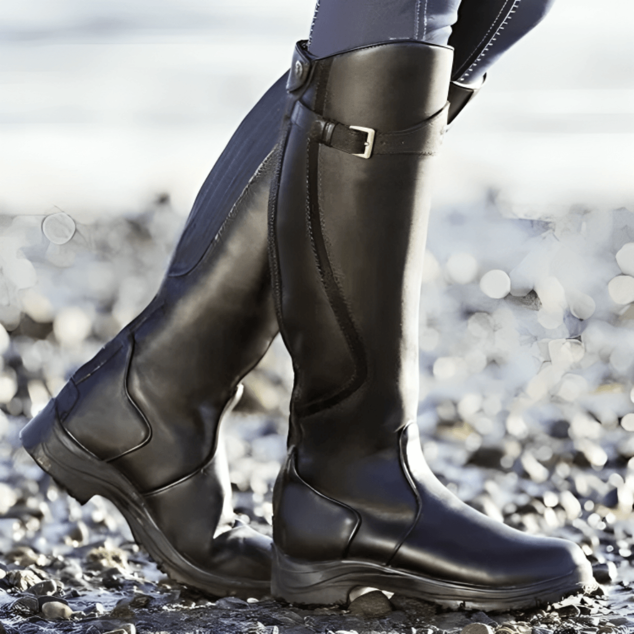 Botas de piel con hebilla | Mima Boots