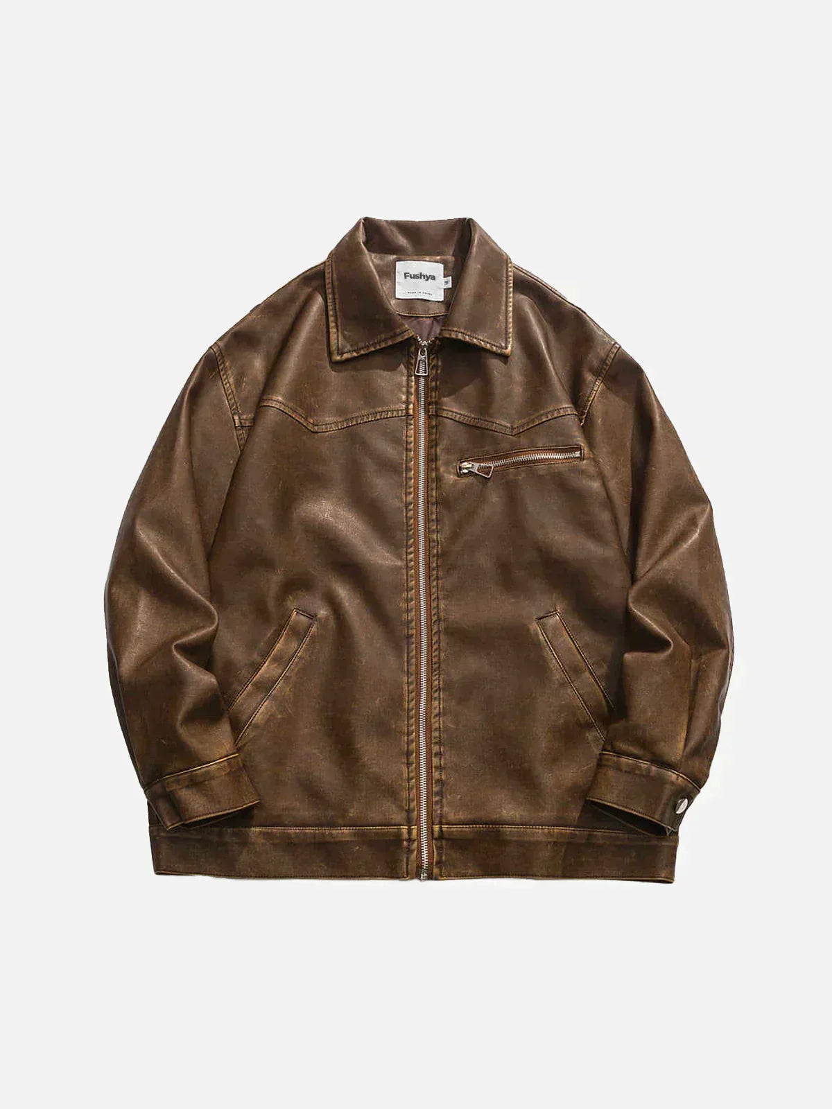 Olivia | Chaqueta de piel lavada