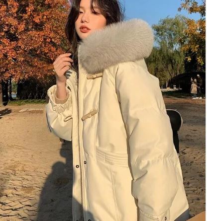 Acantha - Abrigos de moda con cuello de piel
