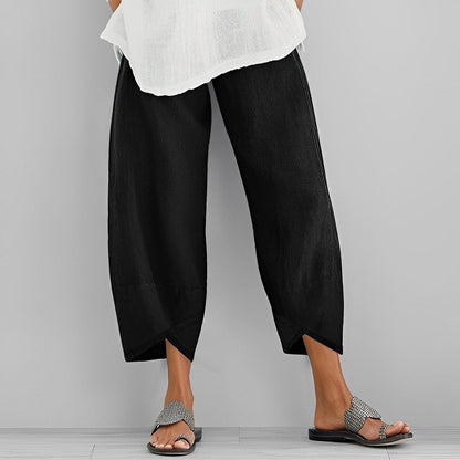Pantalones informales de lino para mujer | Judit