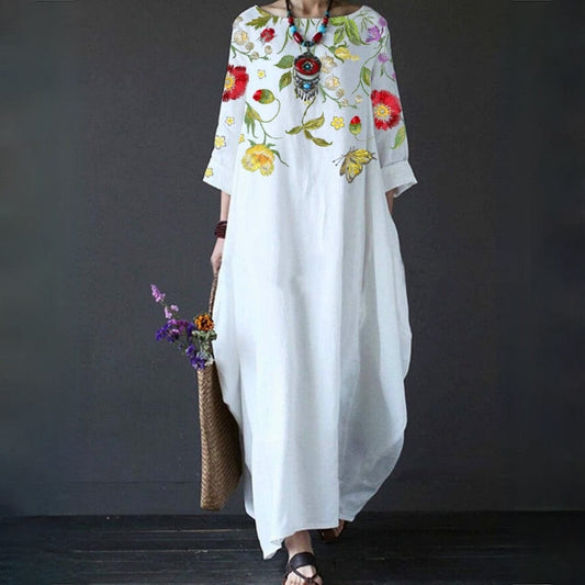 - Elegante vestido floral