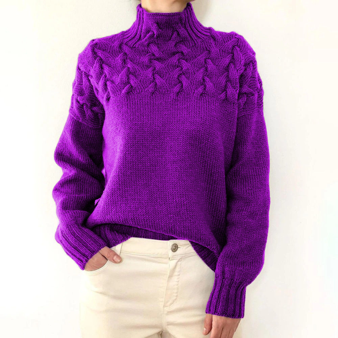 Risa | Jersey de punto de cuello alto