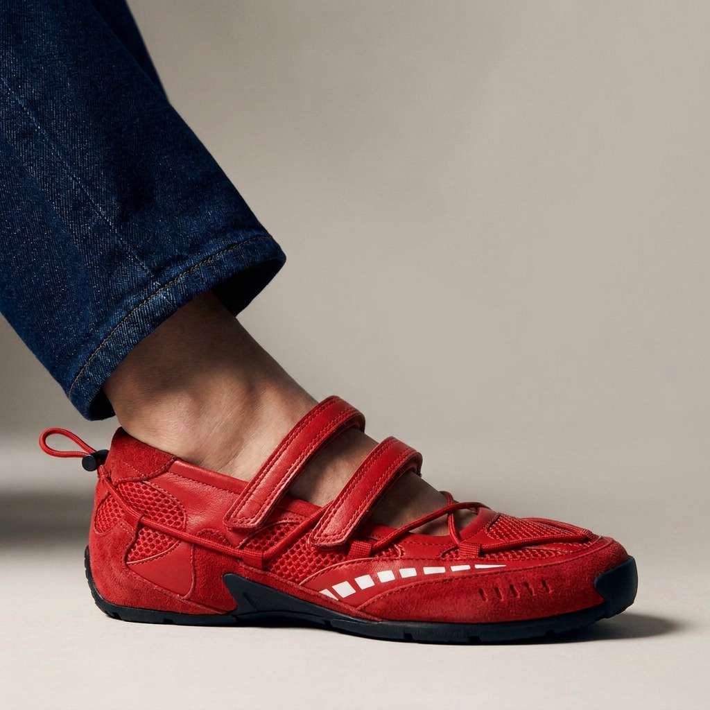 Damskie Casualowe Płaskie Buty Mary Jane