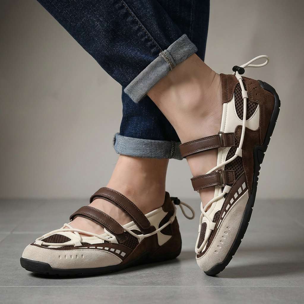Damskie Casualowe Płaskie Buty Mary Jane
