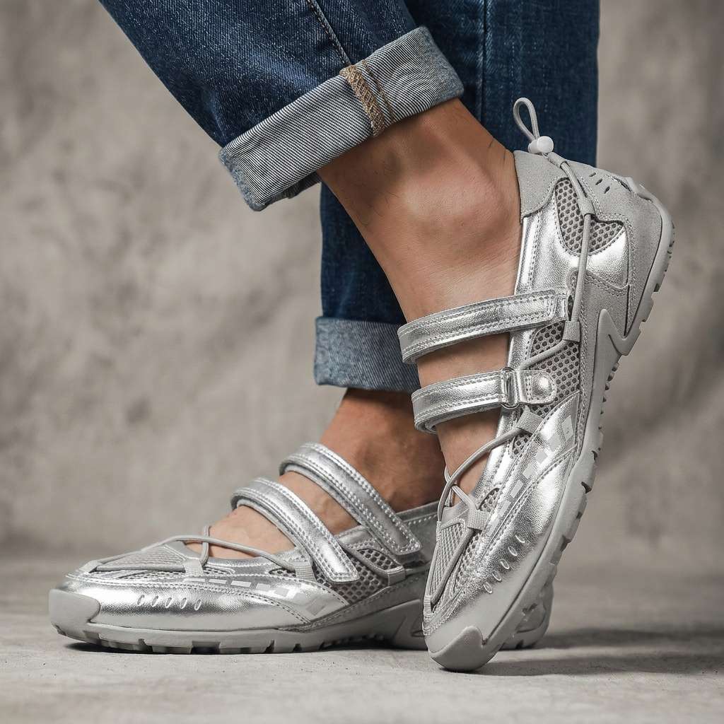 Damskie Casualowe Płaskie Buty Mary Jane