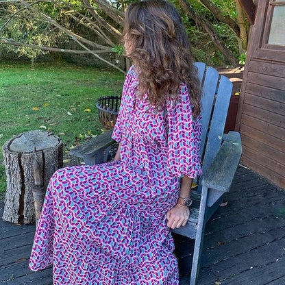 Pauline - Vestidos con estampado geométrico