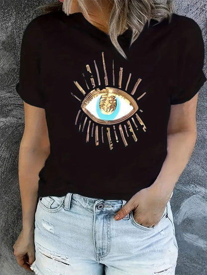 Molly - Camiseta con estampado Eye