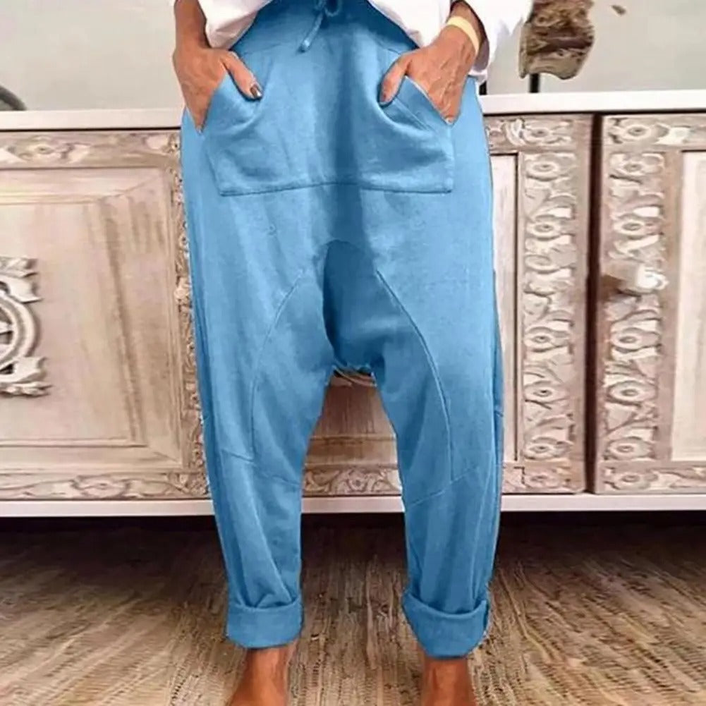 Cleo - Pantalones con cordón para mujer