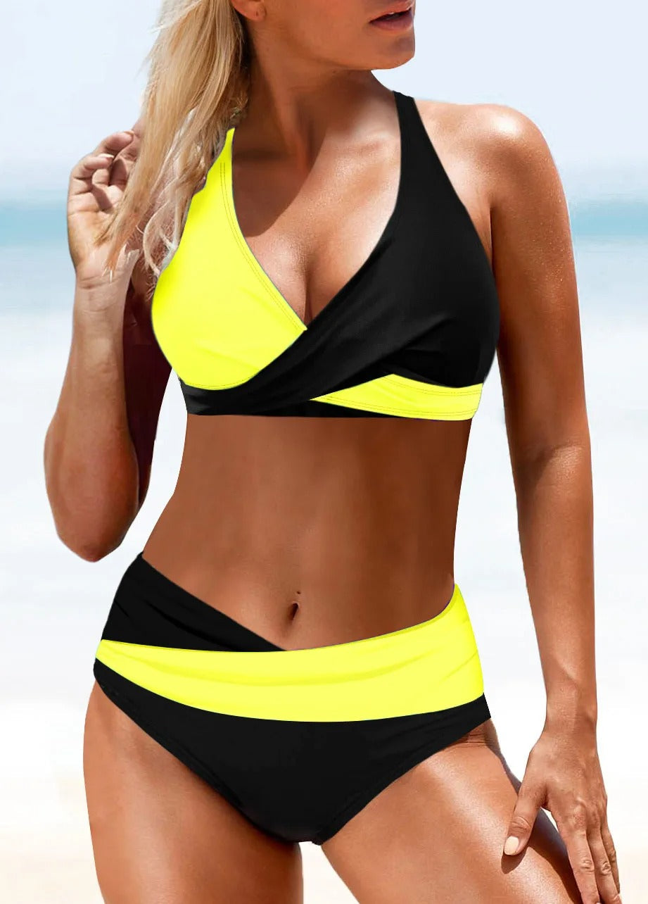 Elegante bikini de cintura baja