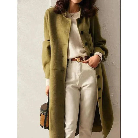 Llamativo, moderno y acogedor blazer de lana para mujer
