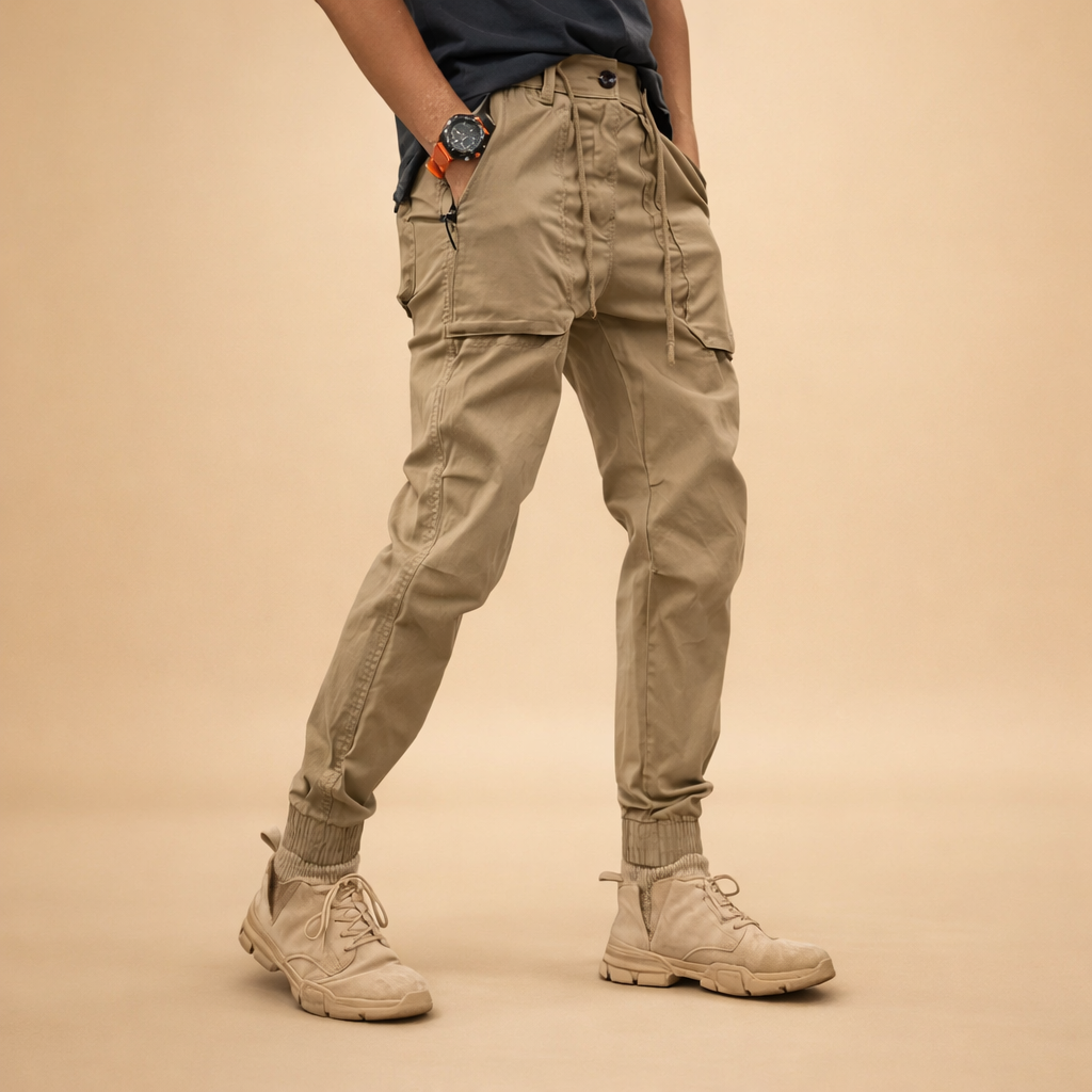 Męskie Spodnie Cargo Jogger