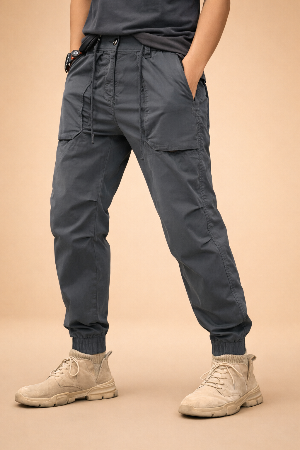 Męskie Spodnie Cargo Jogger