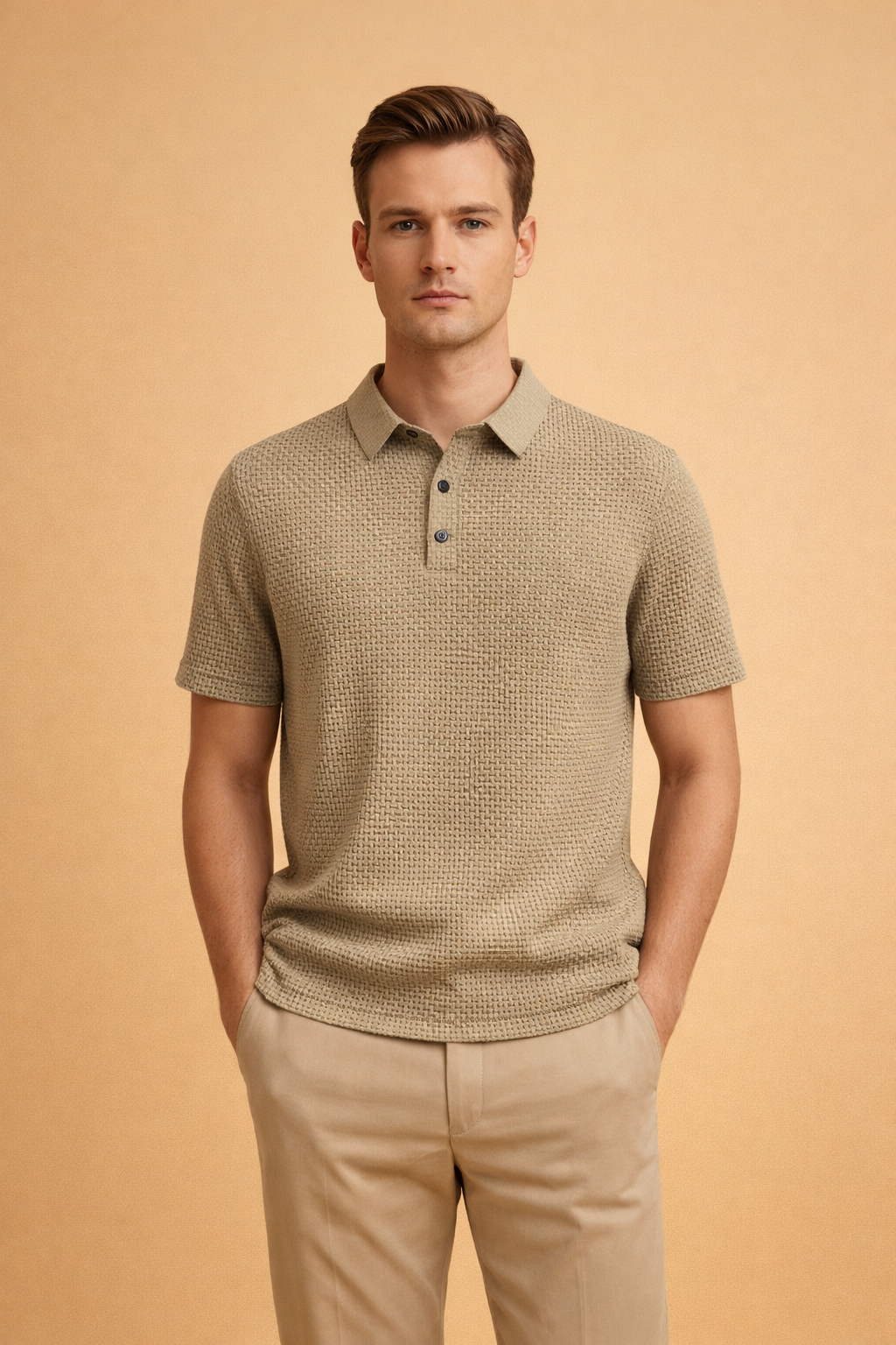 Męska Koszulka Polo Slim Casual