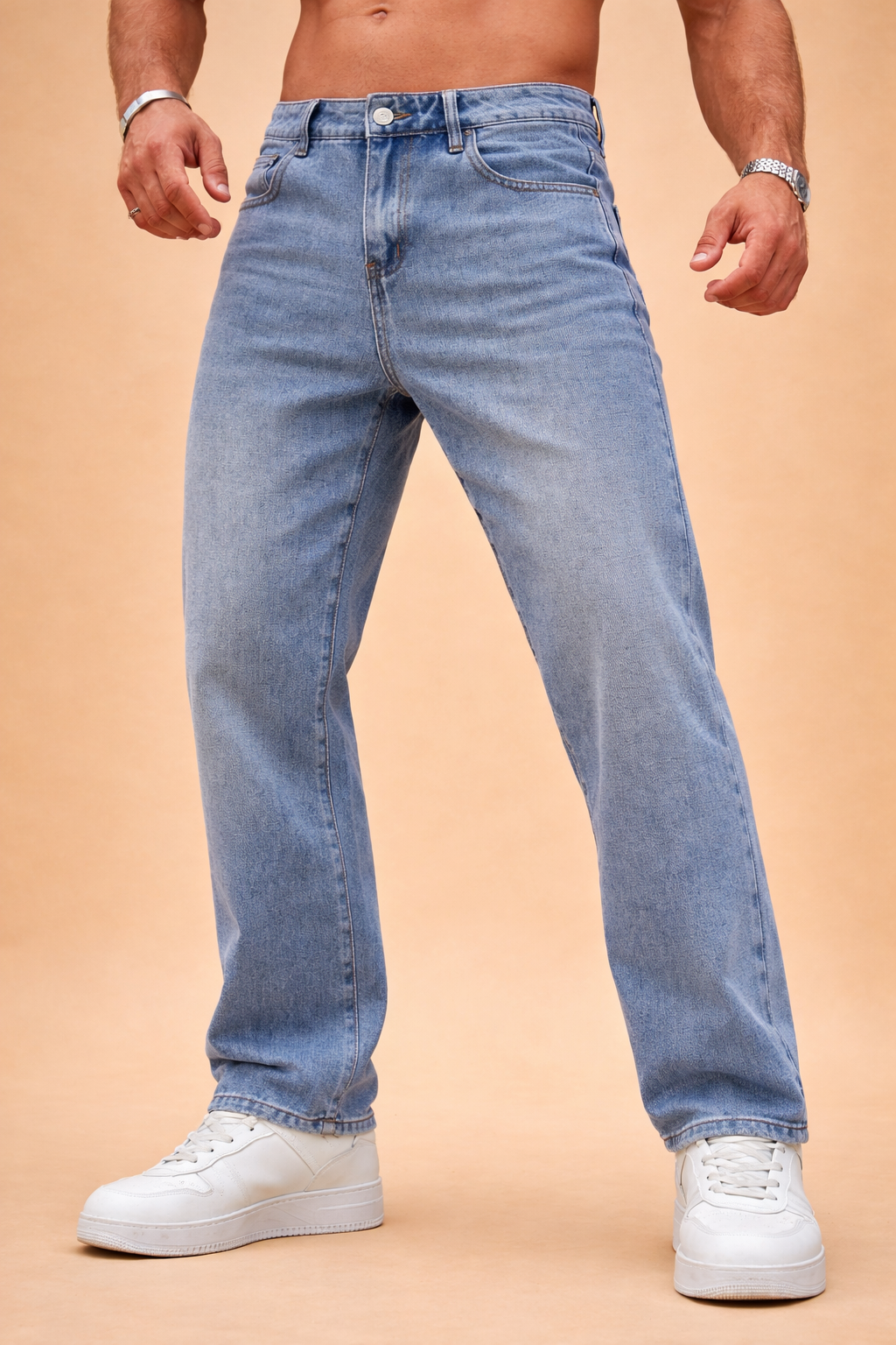 Jeansy Męskie Slim Fit