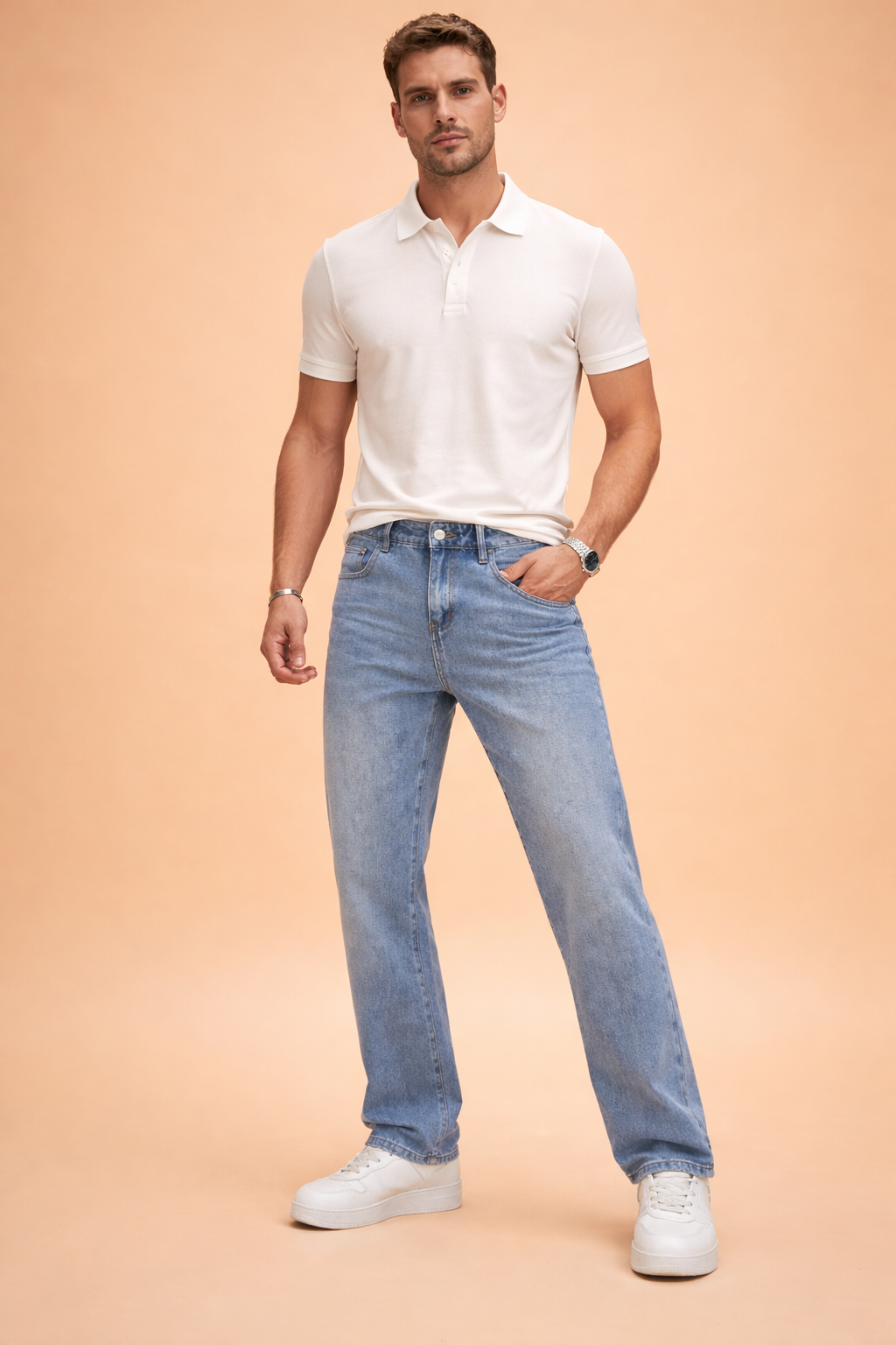 Jeansy Męskie Slim Fit
