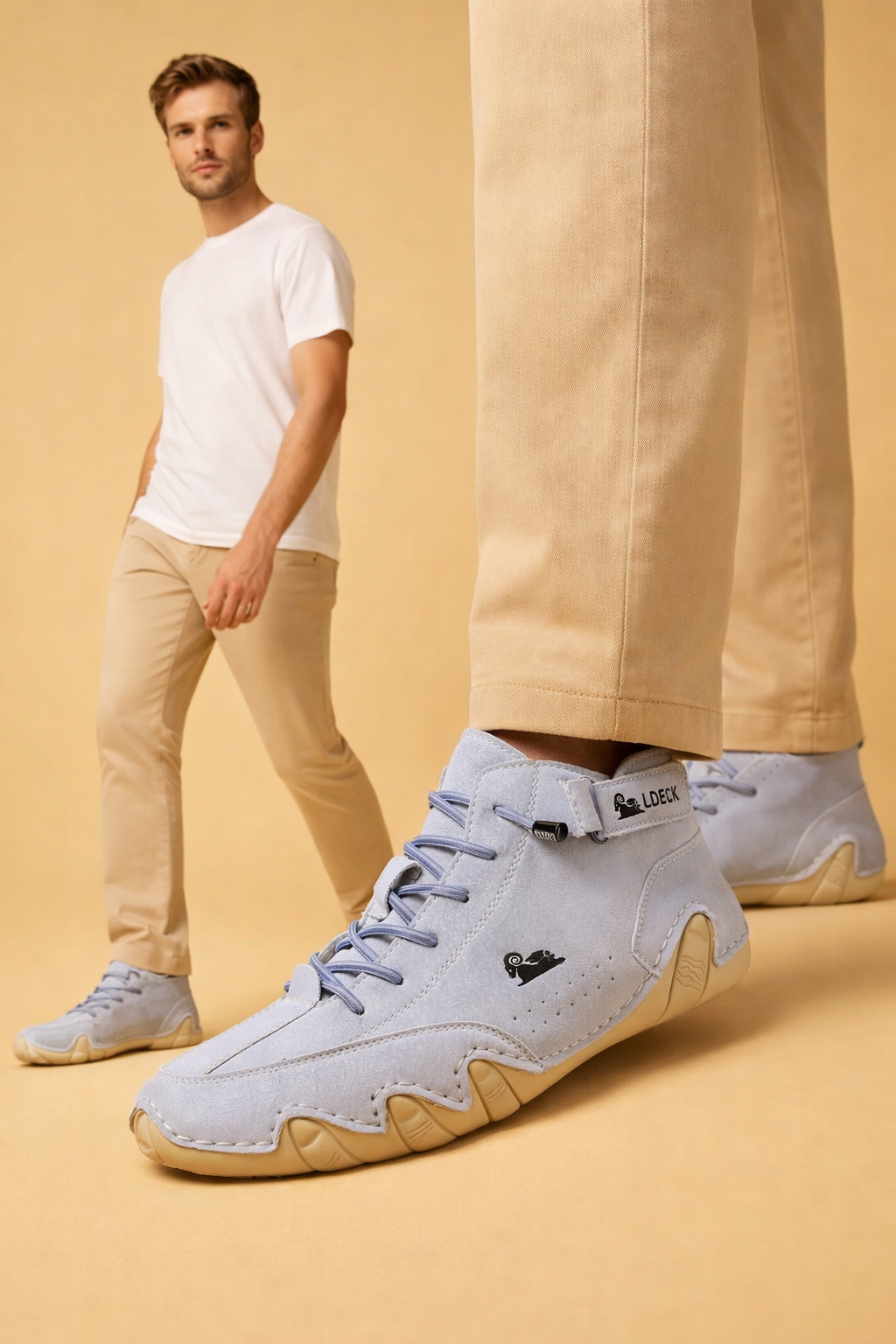 Męskie Casualowe Sneakersy Wysokie