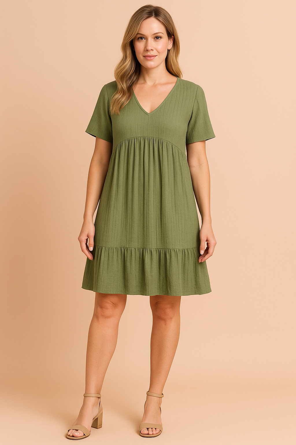 Damska Sukienka Typu Babydoll