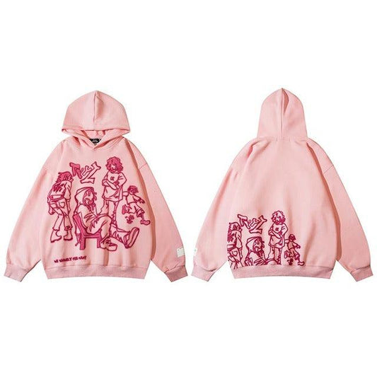 Sudadera Nacera | Sudadera unisex holgada con capucha y gráfico Streetwear