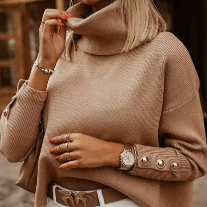 Neoma Sweater | Jersey de mujer con moderno diseño de cuello alto