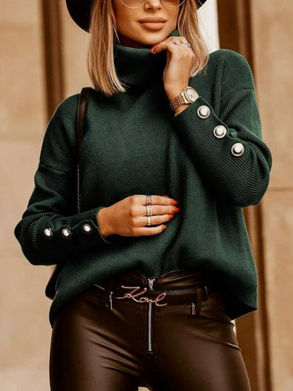 Neoma Sweater | Jersey de mujer con moderno diseño de cuello alto
