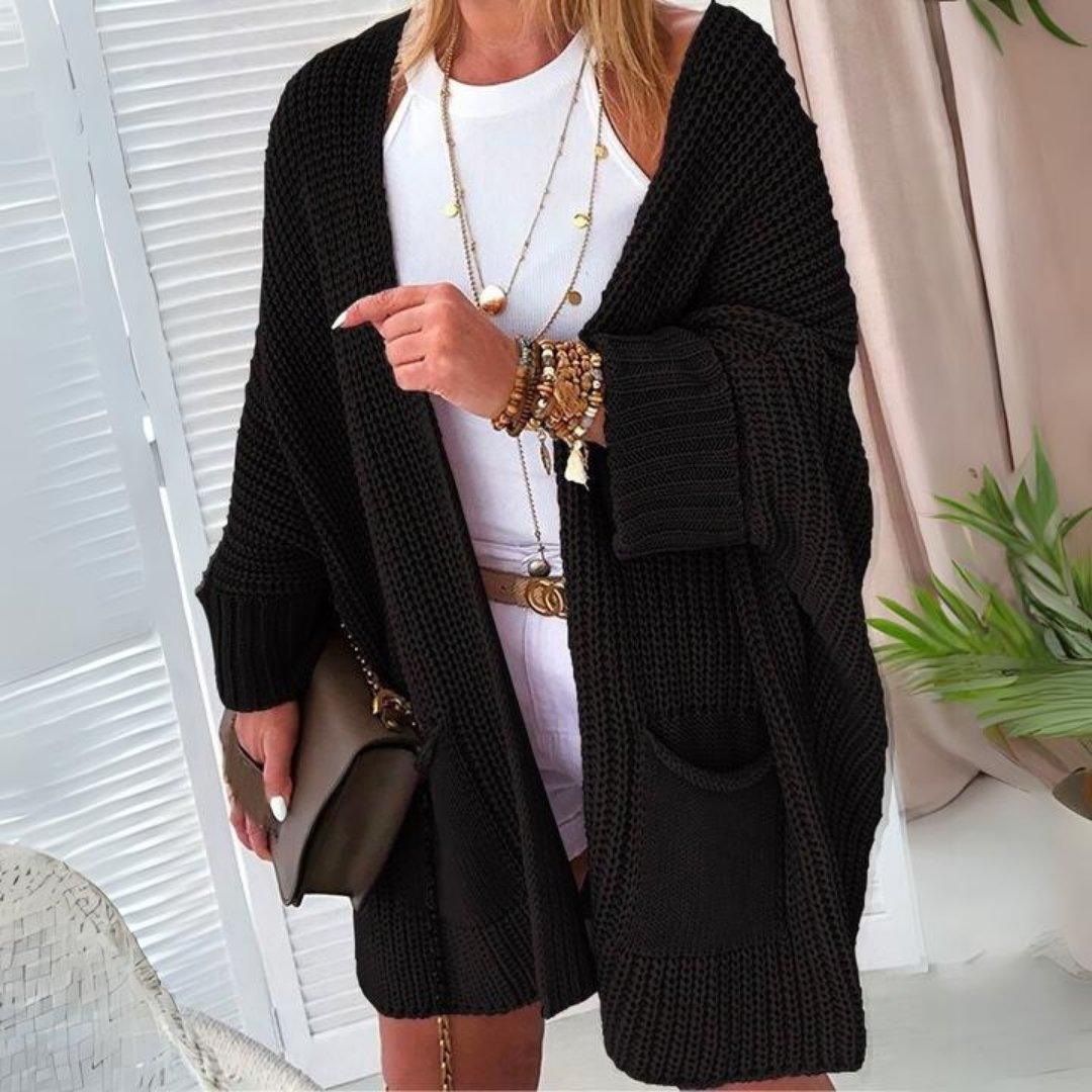 Nita Cardigan | Chaqueta de punto oversize con bolsillos delanteros