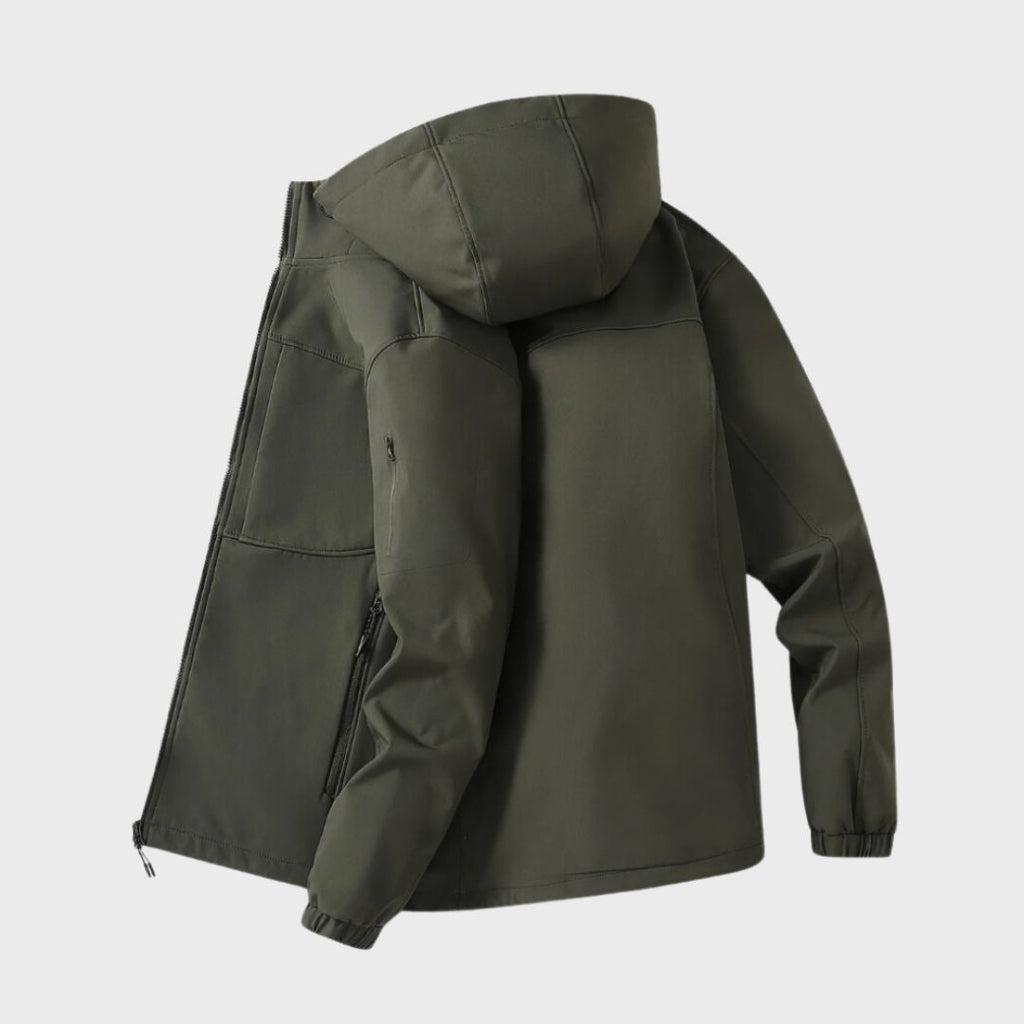 Męska Przejściowa Kurtka Softshell z Kapturem i Zamkiem