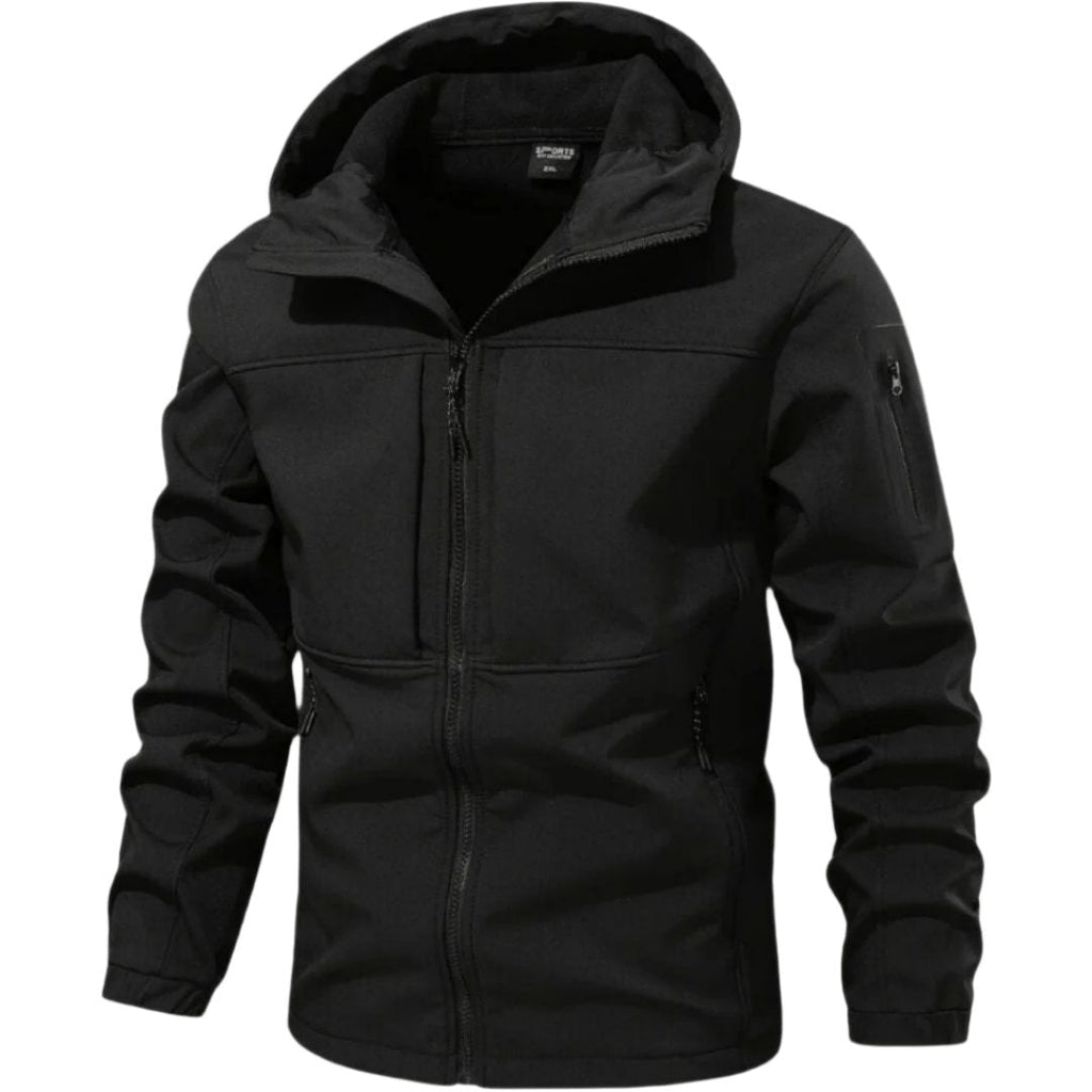 Męska Przejściowa Kurtka Softshell z Kapturem i Zamkiem