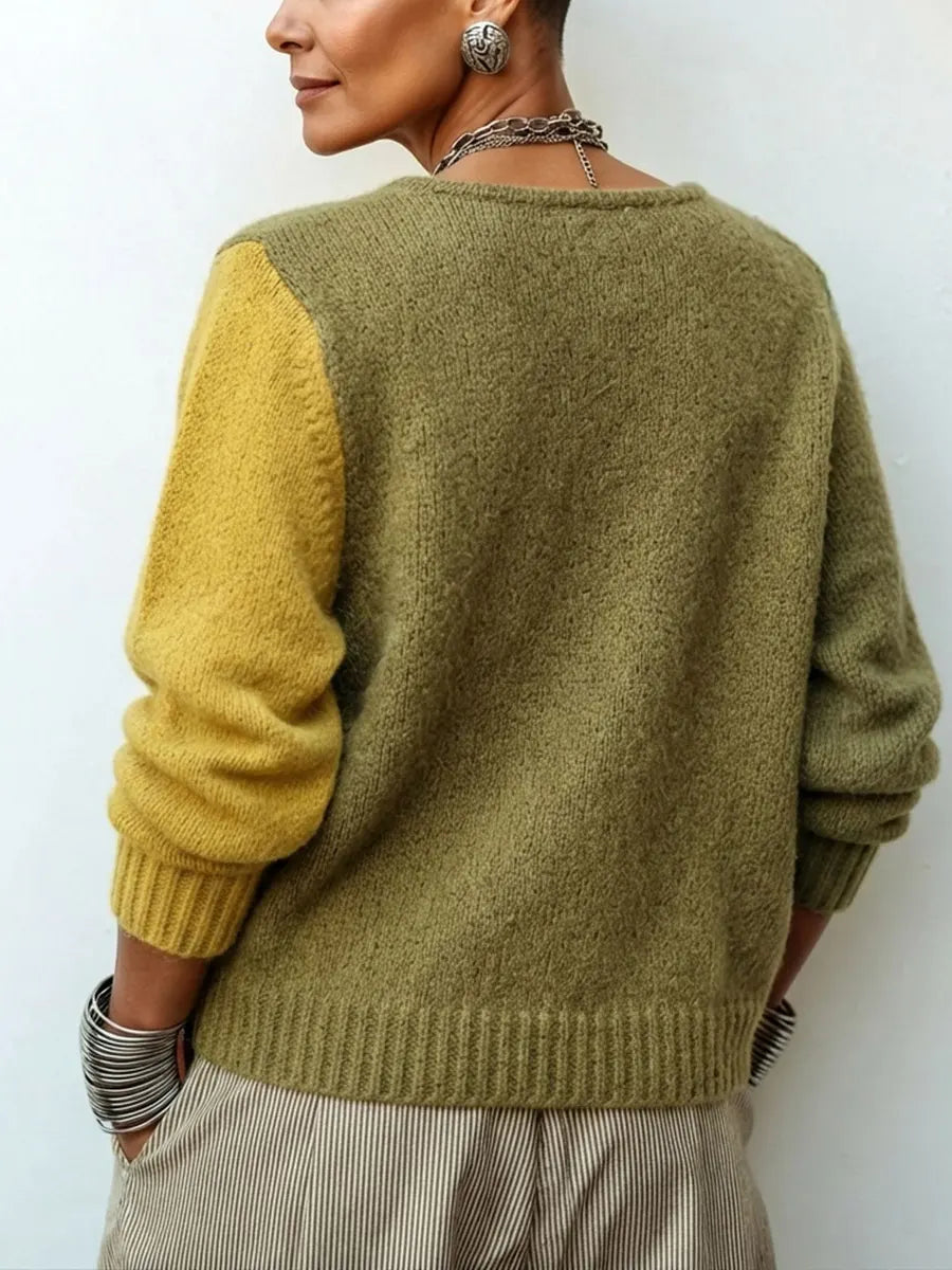 Damski Sweter Rozpinany z Asymetrycznym Zapięciem