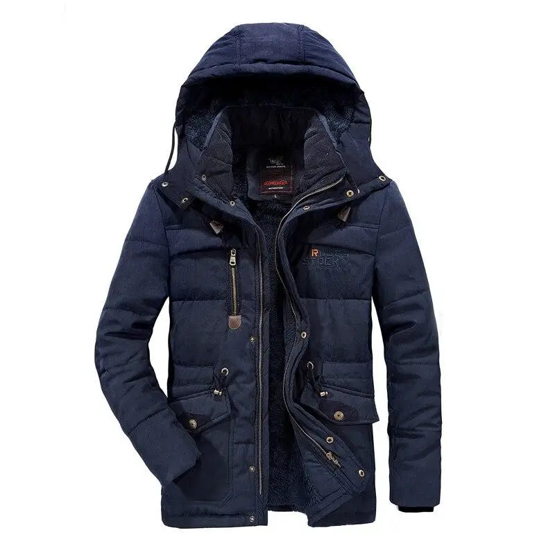 Chaqueta de invierno con capucha para hombre Estilo: elegancia y calidez