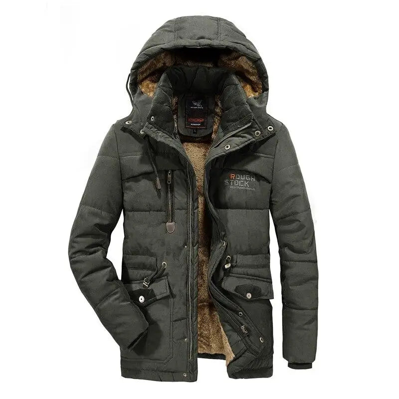 Chaqueta de invierno con capucha para hombre Estilo: elegancia y calidez