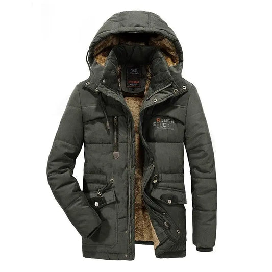 Chaqueta de invierno con capucha para hombre Estilo: elegancia y calidez