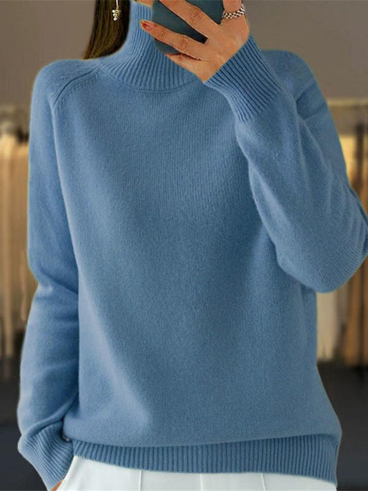 Jersey Zandria | Jersey Casual Cuello Tortuga
