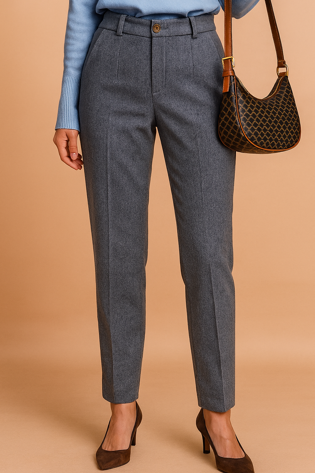 Damskie Eleganckie Spodnie Biurowe