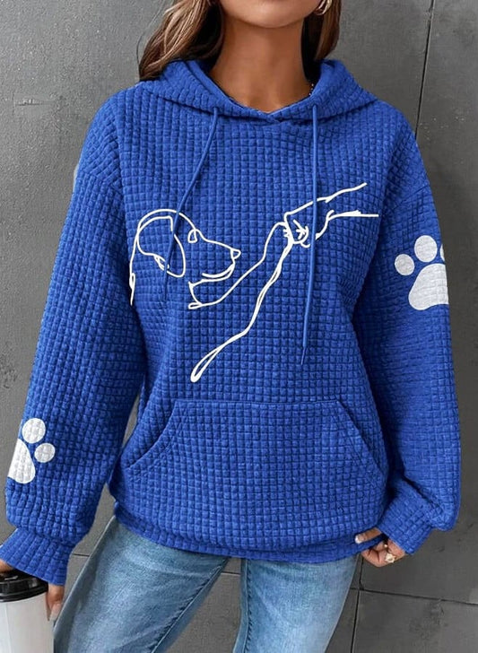 Chiara™ - Sudadera con capucha y estampado de perros