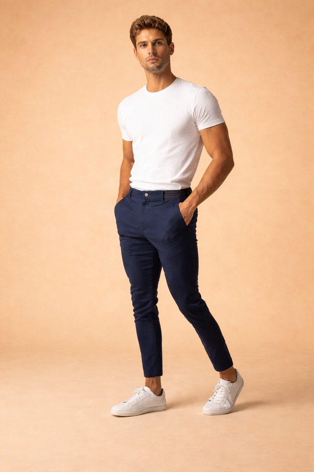 Męskie Spodnie Chino Slim
