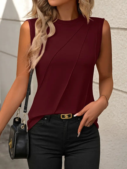 Saima - Cropped Top Sin Mangas Para Mujer - Chic & Bold