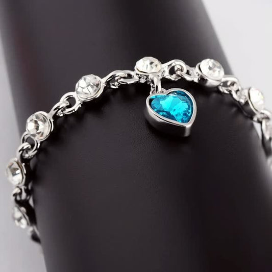 BlueBracelet™: Pulsera de piedras azules para mujer