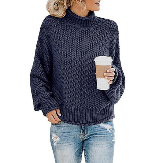 Rylie - moderno jersey de punto con cuello alto