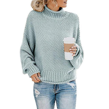 Rylie - moderno jersey de punto con cuello alto